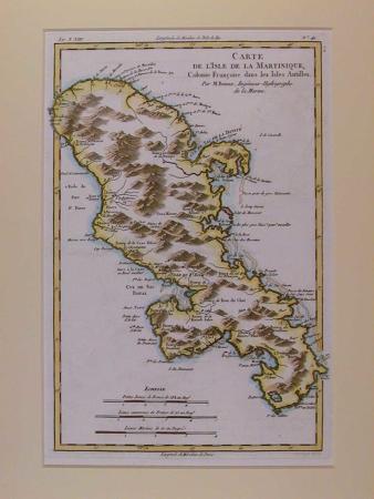 Carte De L'Isle De La Martinique, Colonie Francoise dans les Isles Ant