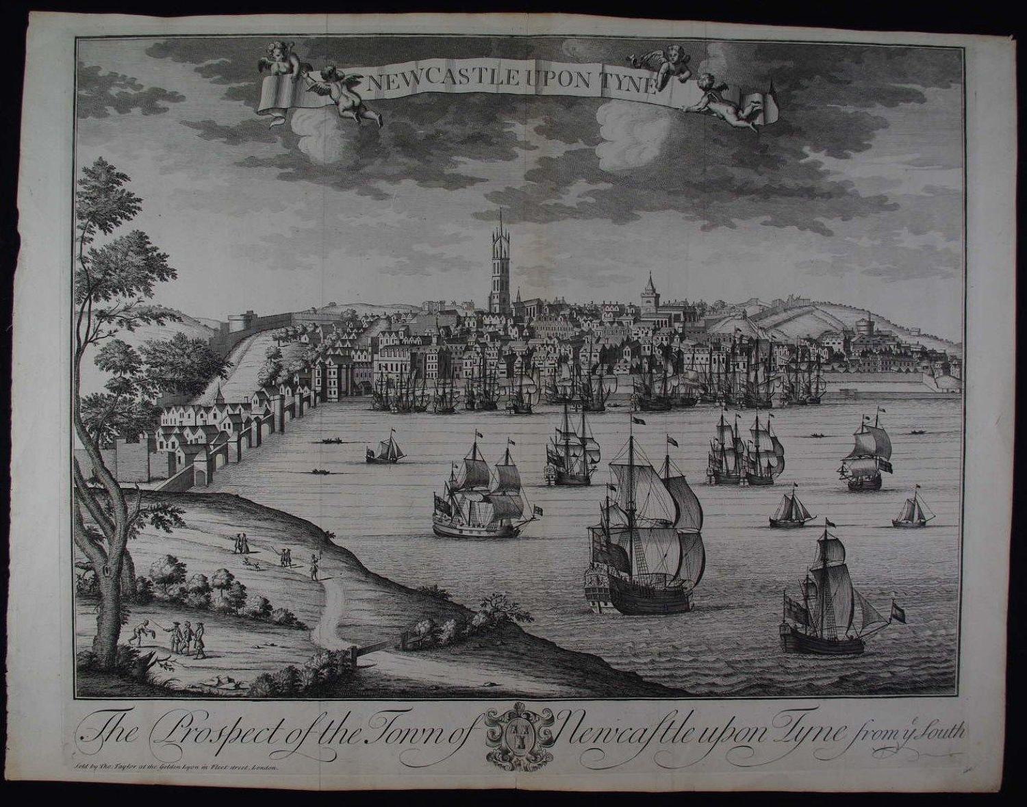 A Prospect of the Town of Newcastle upon Tyne from ye South by Thomas
