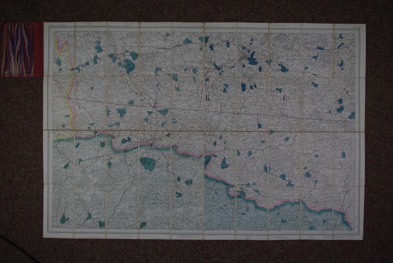 Ordnance Survey Map Sheet no 288 by Ordnance Survey - Colonel A.C. Cooke, Director General