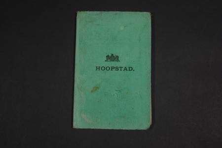 Hoopstad 1st Edition by Field Intelligence Department