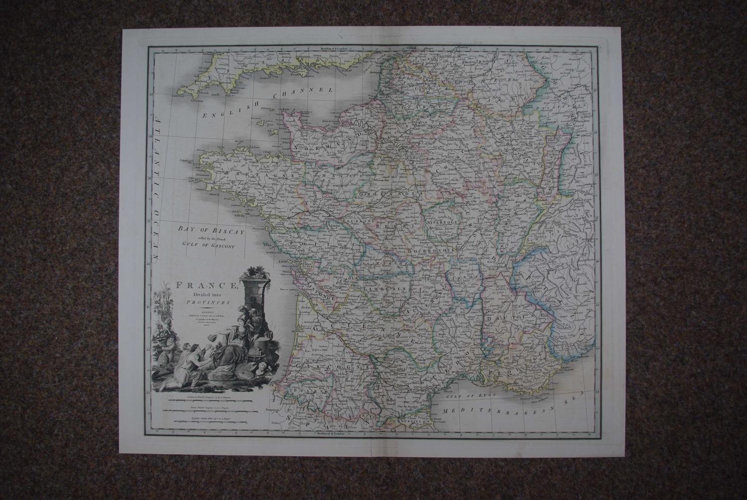 France, divided into Provinces by James Wyld