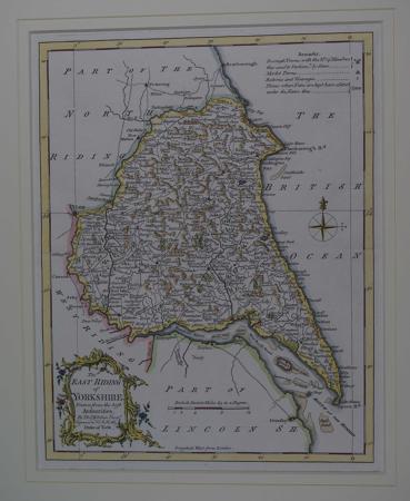 The East Riding of Yorkshire Drawn from the best Authorities by Thomas Kitchin