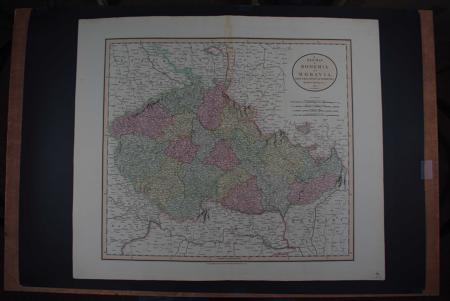 A new map of Bohemia and Moravia from the latest authorities by John C