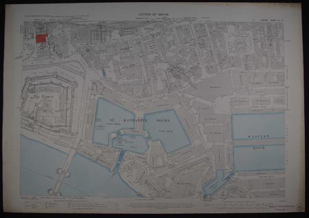 London. Sheet  VII. 77 by Ordnance Survey Edition of 1894-96