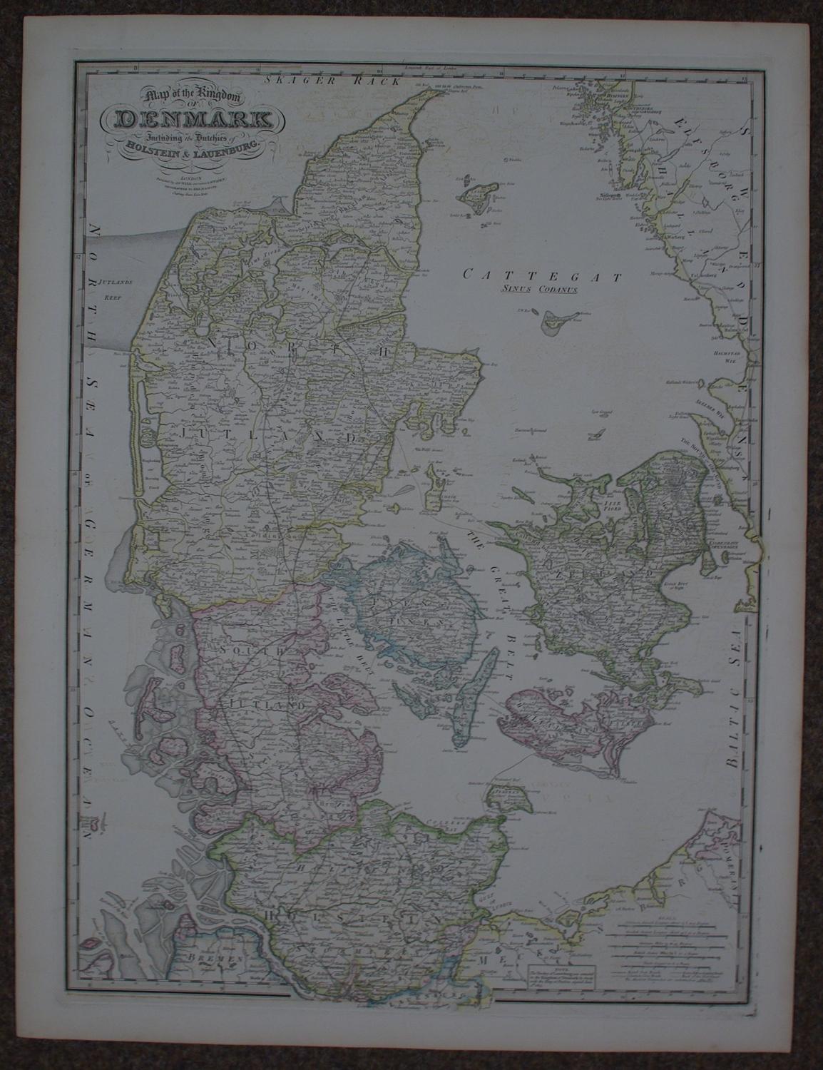 Map of the Kingdom of Denmark by James Wyld