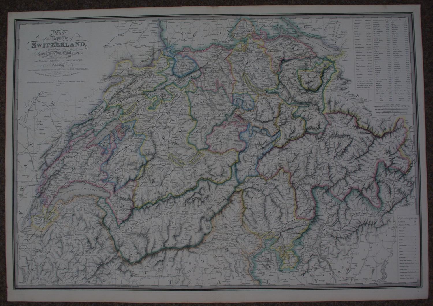 Wyld, James:- Chorographical Map of the Kingdom of Portugal