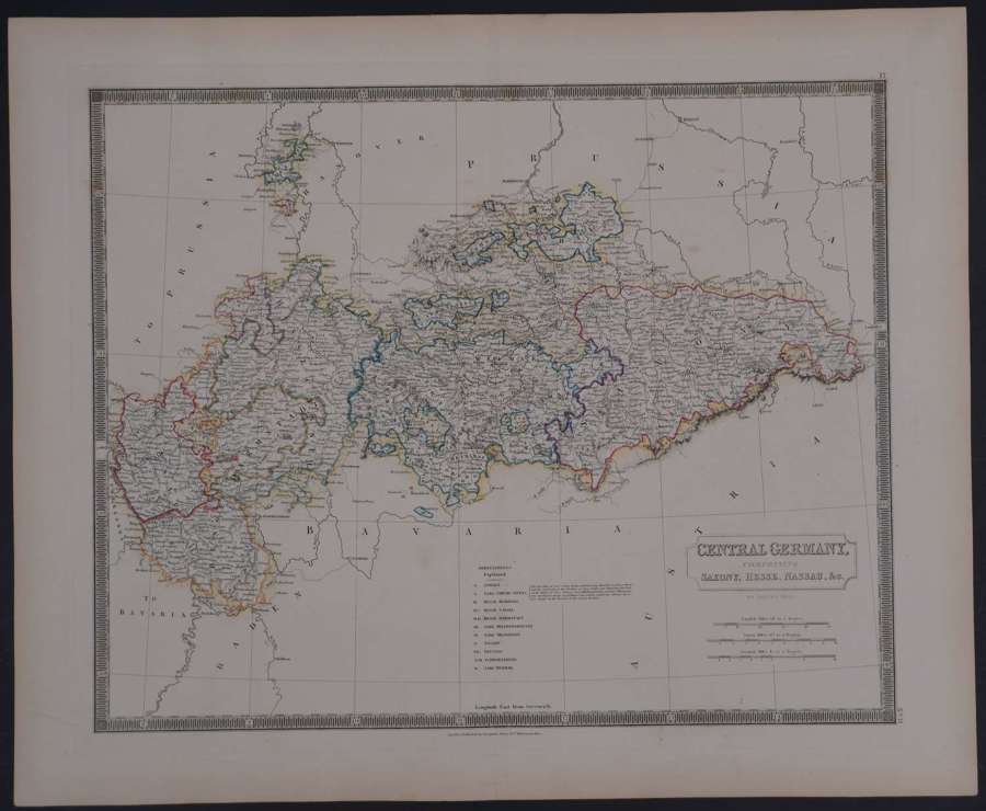 Central Germany comprising Saxony, Hesse, by Sidney Hall