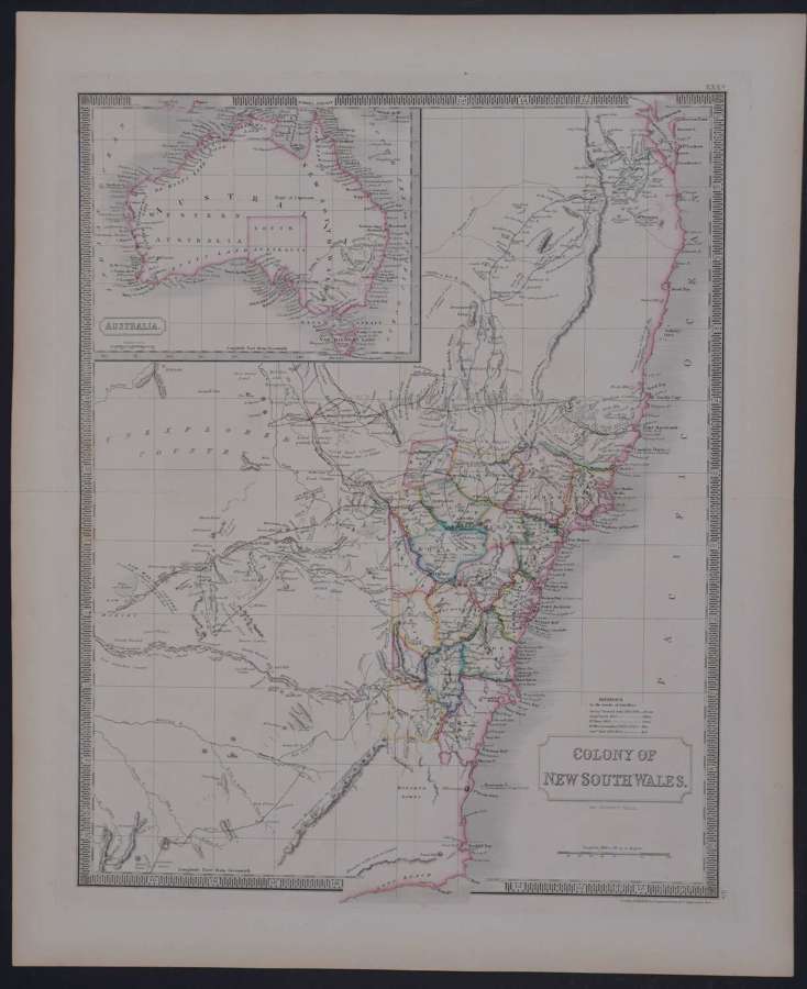 Colony of New South Wales by Sidney Hall