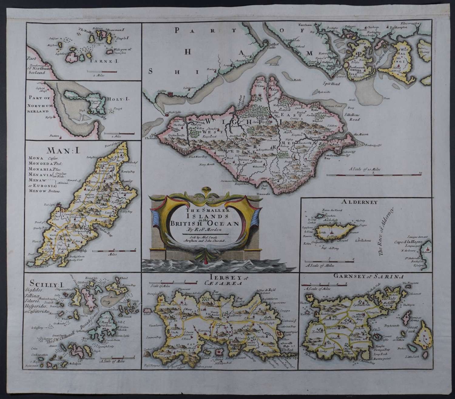 The Smaller Islands in the British Ocean. 1st Edition by Robert Morden