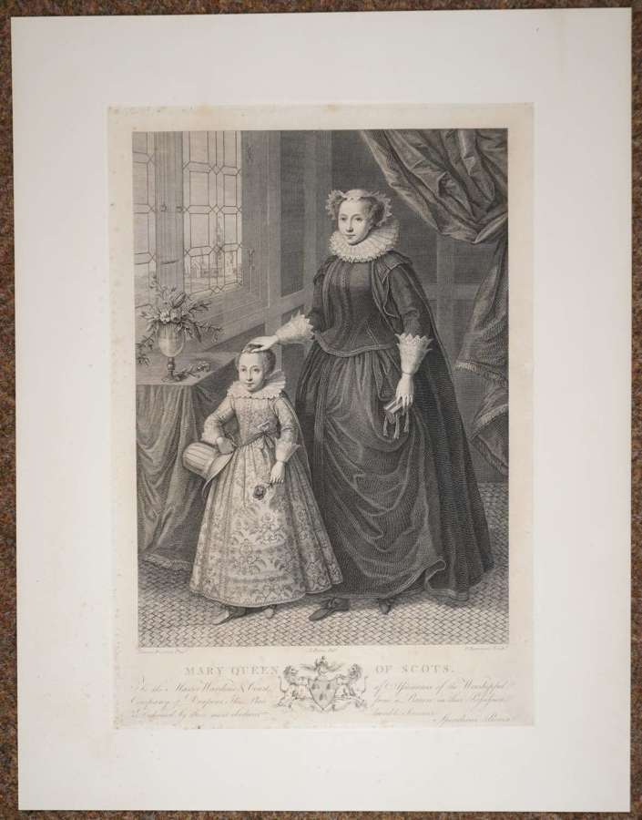 Mary Queen of Scots by Zuccharo by Federico Bartolozzi,