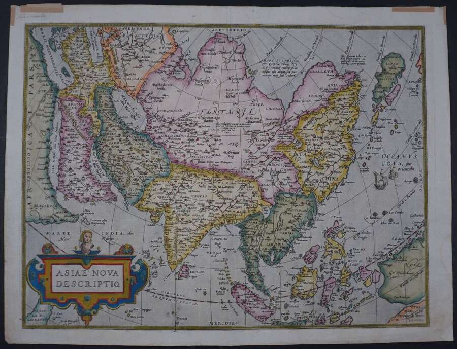 Asiae Nova Descriptio by Abraham Ortelius