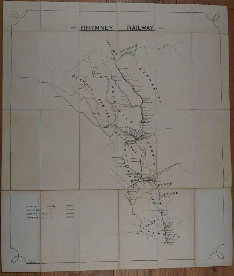 Rhymney Railway Rating Diagram May 1915