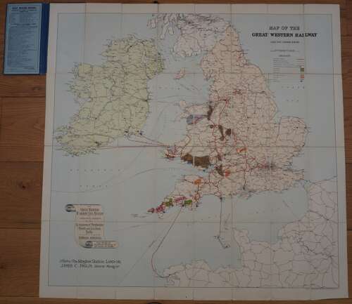 Map of the Great Western Railway and its Connections W & AK Johnston